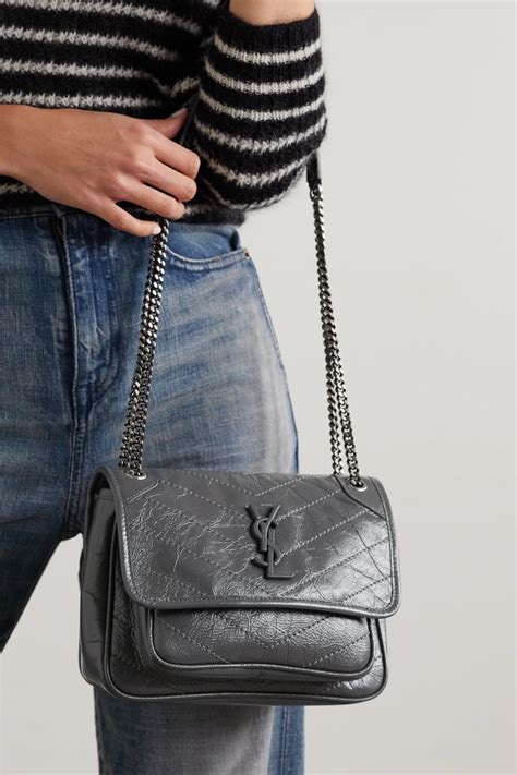 dark grey ysl crossbody|YSL denim crossbody.